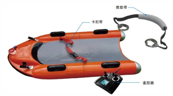 Water mobile rescue stretcher
