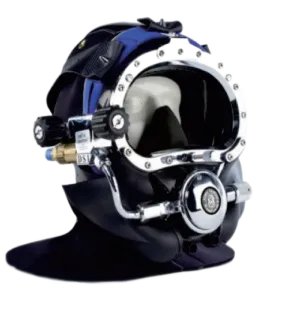 Pipe supply diving equipment helmet
